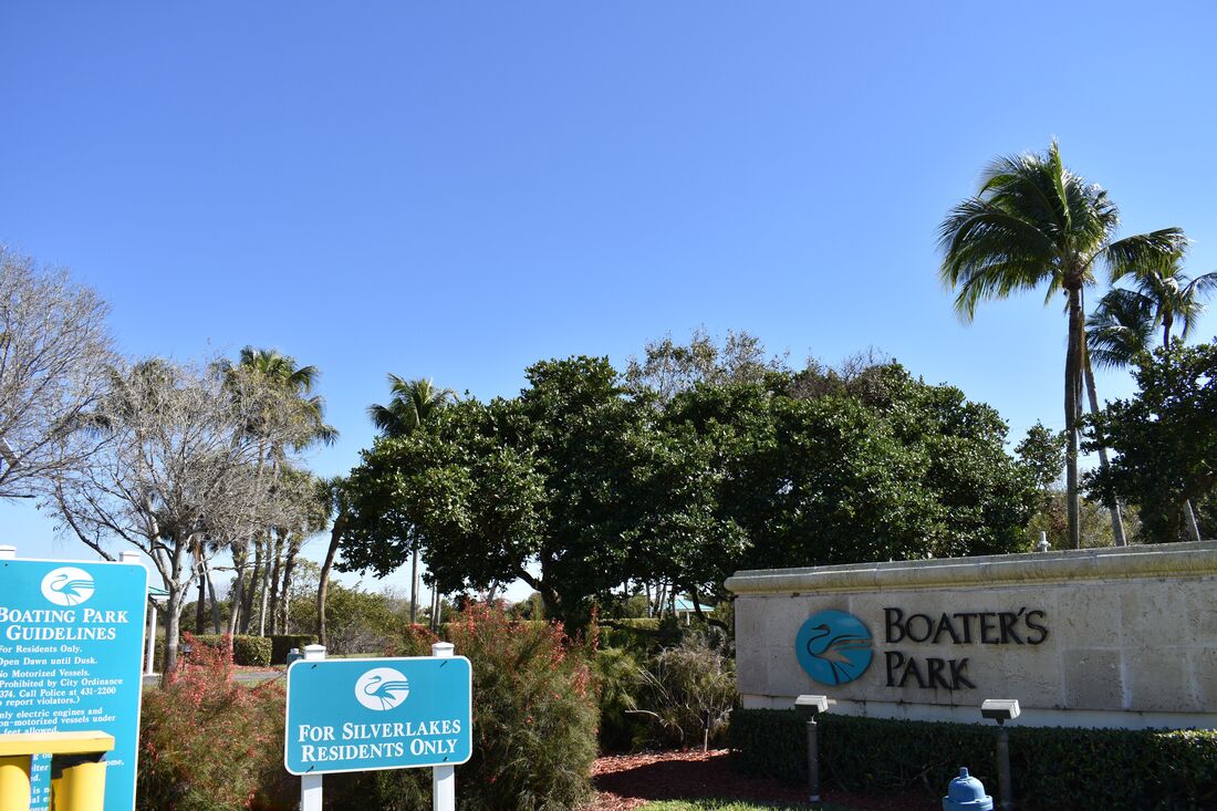 South Boaters Park Entrance Sign